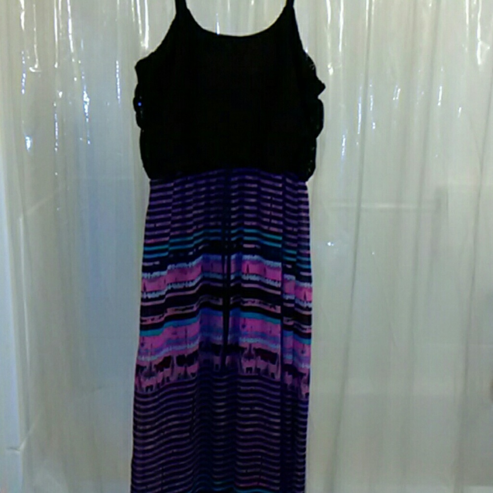 Dress beautiful long dress spaghetti straps